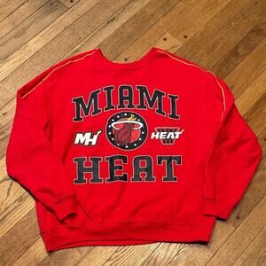Miami Heat Red Crewneck Sweater (ultra soft)